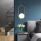Modern Glass Hanging Lamp Pendant Lamp Fixture Ball LED Ceiling Light Home Decor